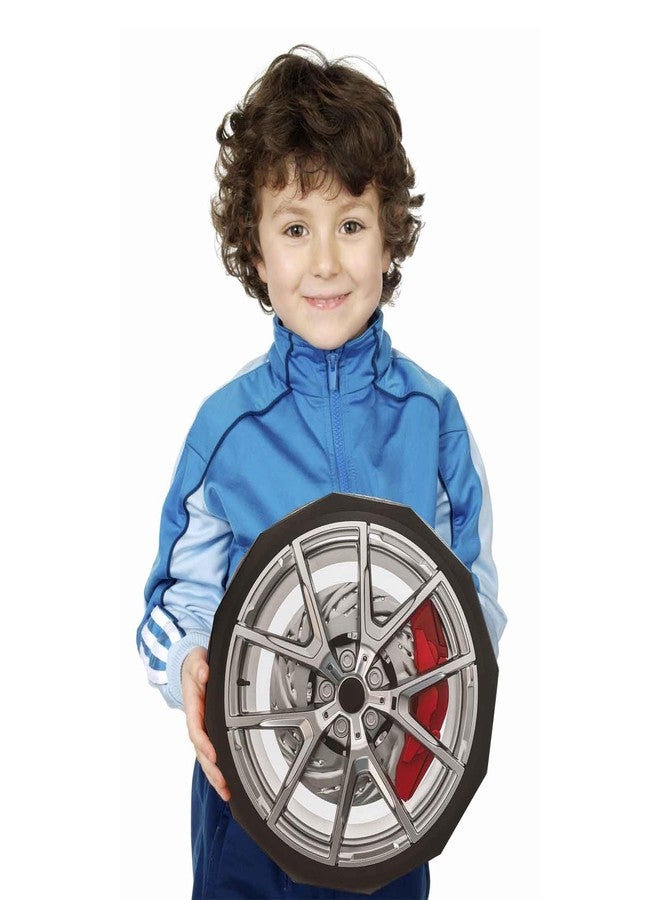 8HREST 8 Pcs Race Car Party Decorations Large Wheels Shaped Boxes Decor with Red Calipers Racing Car Birthday Decoration for Boys Birthday Baby Shower Party Supplies (12 Inch) - Image 5